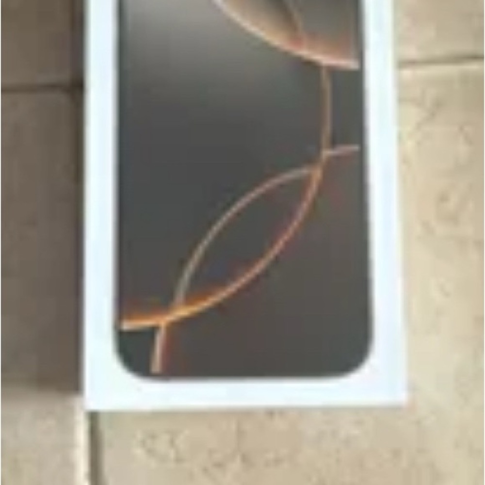 Apple Smartphone with Black and Gold Accents